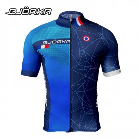 Maillot de vélo BJORKA Kondor Bleu Homme