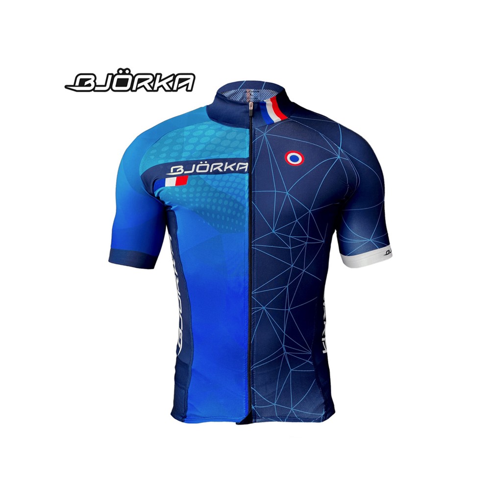 Maillot de vélo BJORKA Kondor Bleu Homme