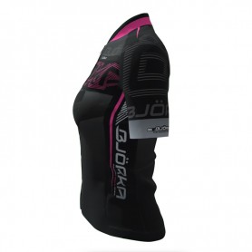 Maillot de vélo BJORKA Izoard Noir / Rose Femme