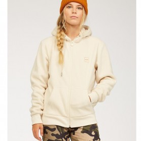 Polaire zippée BILLABONG Saturday Crème Femme