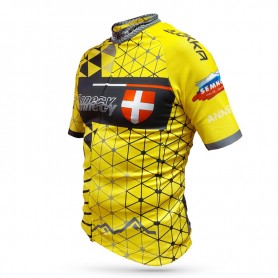 Maillot de vélo BJORKA Annecy Jaune Homme