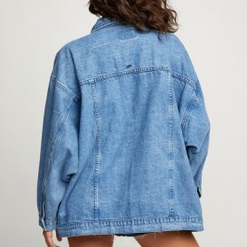 Veste RVCA Lounger Denim Bleu Jean Femme