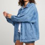 Veste RVCA Lounger Denim Bleu Jean Femme