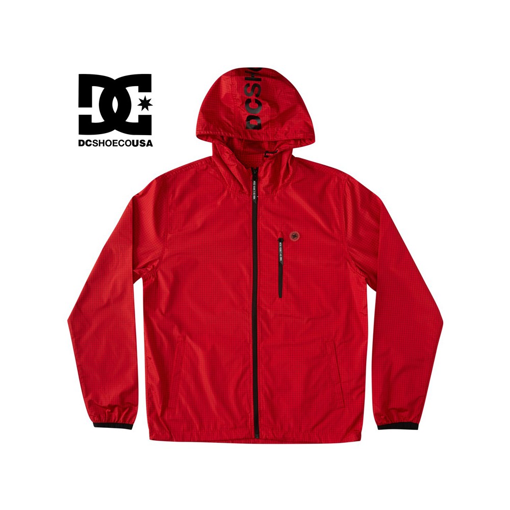 Veste coupe-vent DC SHOES Dagup Rouge Junior