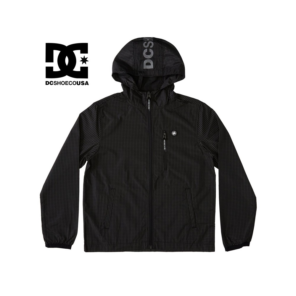 Veste coupe-vent DC SHOES Dagup Noir Junior