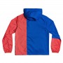 Veste coupe-vent DC SHOES Dagup Triple Block Bleu / Rouge Junior