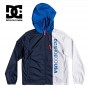 Veste coupe-vent DC SHOES Dagup Triple Block Bleu / Blanc Junior