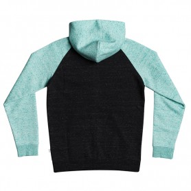 Sweat à capuche zippé QUIKSILVER Easy Day Noir / Vert Junior