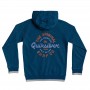 Sweat à capuche zippé QUIKSILVER Motorcycle Bleu Junior