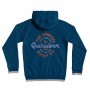 Sweat à capuche zippé QUIKSILVER Motorcycle Bleu Junior