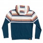 Sweat à capuche zippé QUIKSILVER Reeling Bleu / Blanc Junior