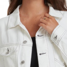 Veste en jean QUIKSILVER Womens Blanc Femme