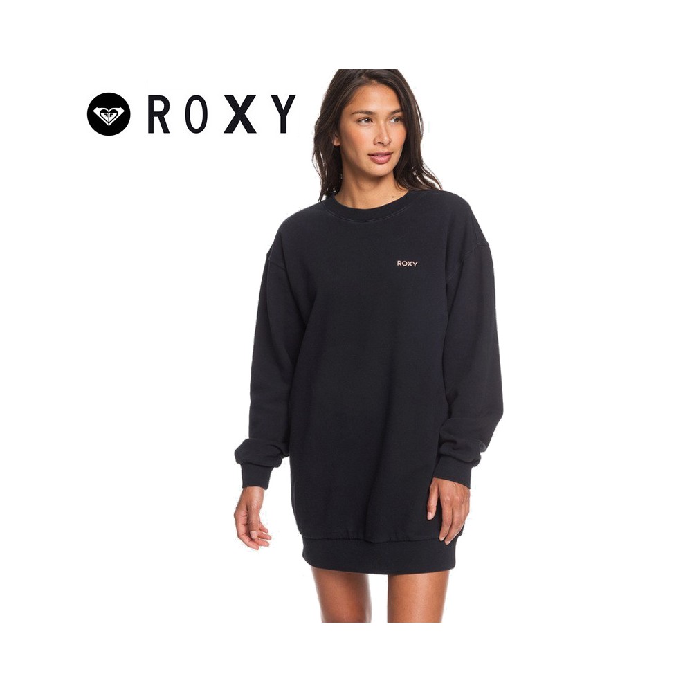 Robe Sweat ROXY Secret Break Anthracite Femme