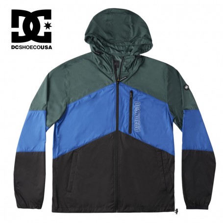 Veste coupe-vent DC SHOES Dagup Block Vert / Bleu Homme