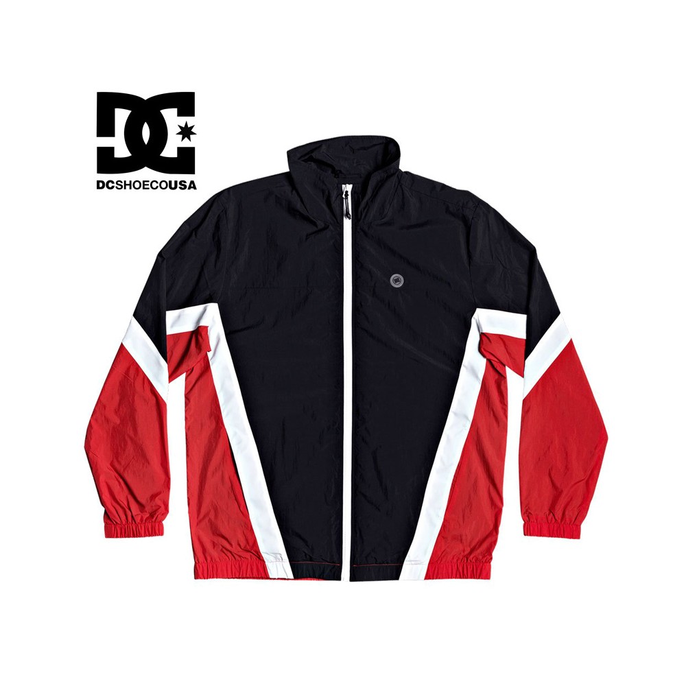 Veste coupe-vent DC SHOES Breaker Noir/ Blanc/Rouge Homme