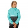 Anorak coupe-vent QUIKSILVER Lazy Left Bleu vert Junior