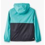 Anorak coupe-vent QUIKSILVER Lazy Left Bleu vert Junior