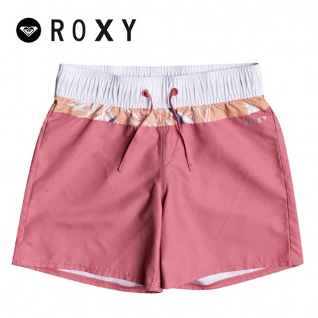 Short de bain ROXY Free To Go Rose Fille