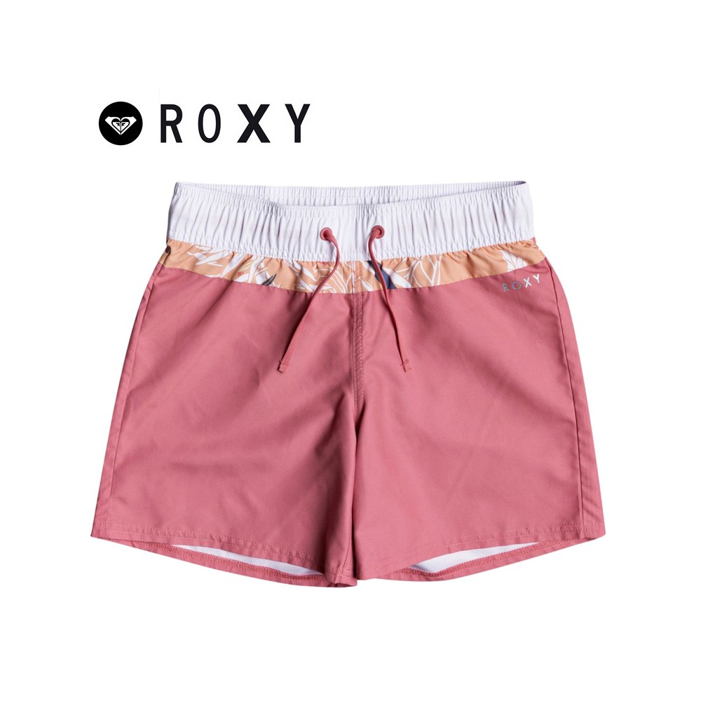 Short de bain ROXY Free To Go Rose Fille