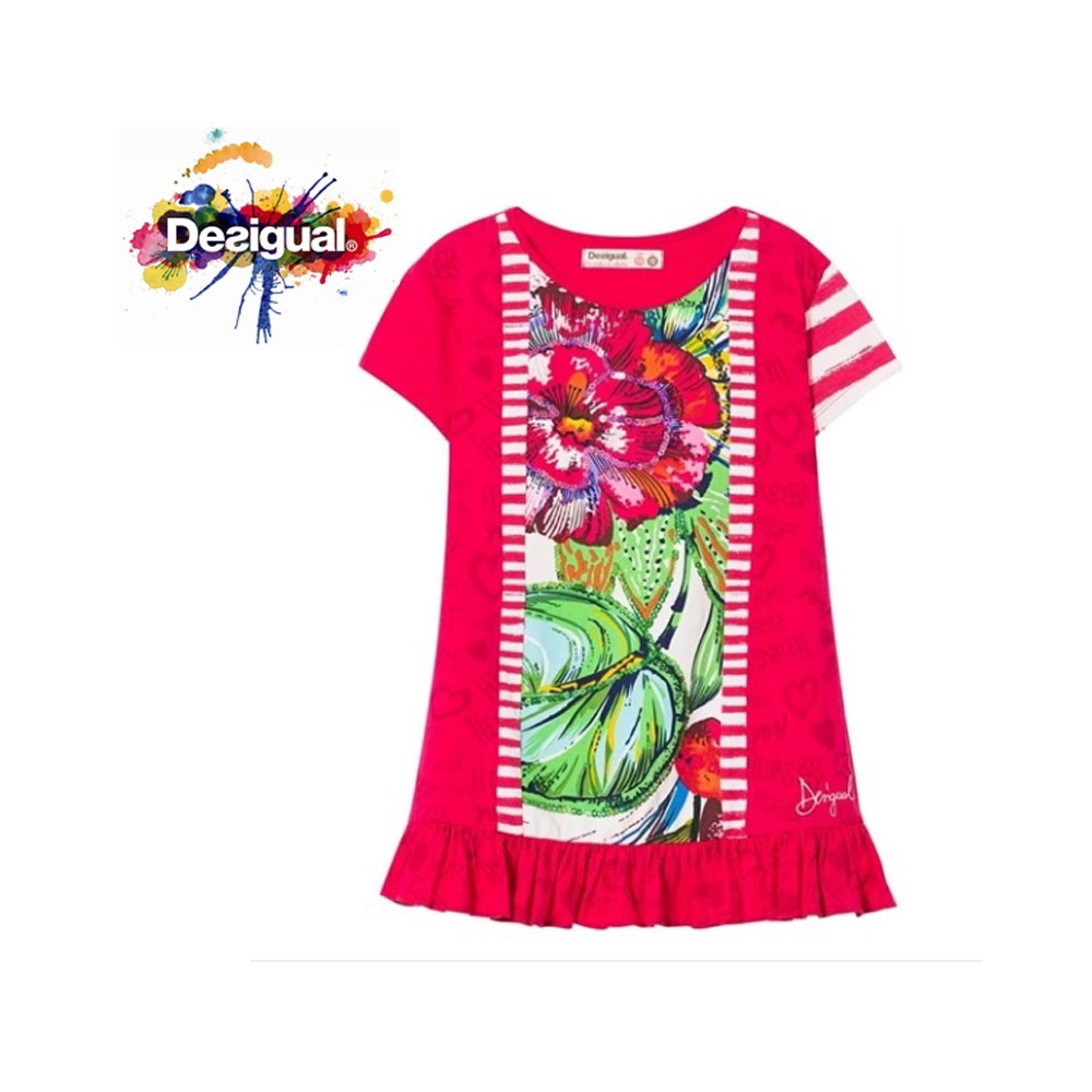 Tunique DESIGUAL Marte Rose Fille