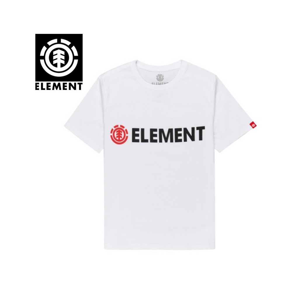 T-shirt ELEMENT Blazin SS Boy Blanc Garçon