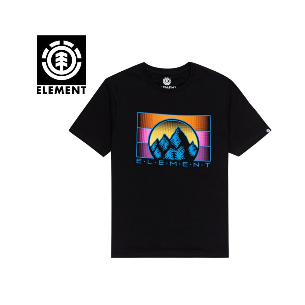 T-shirt ELEMENT Palazzo Noir Garçon