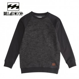 Pull BILLABONG Balance Crew Noir / Gris  Garçon