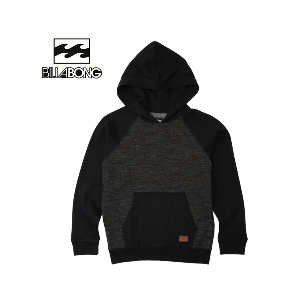 Sweat à capuche BILLABONG Balance Hoody Noir / Gris  Garçon