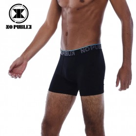 Boxer coton NO PUBLIK Fashion Noir/Bleu Homme