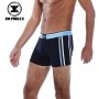 Boxer coton NO PUBLIK Two Tones Noir/Bleu Homme