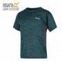 Tee-shirt de randonnée REGATTA Takson III Vert Junior