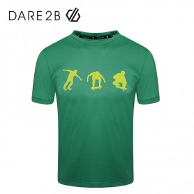 Tee-shirt de randonnée DARE 2B Rightful Vert Junior