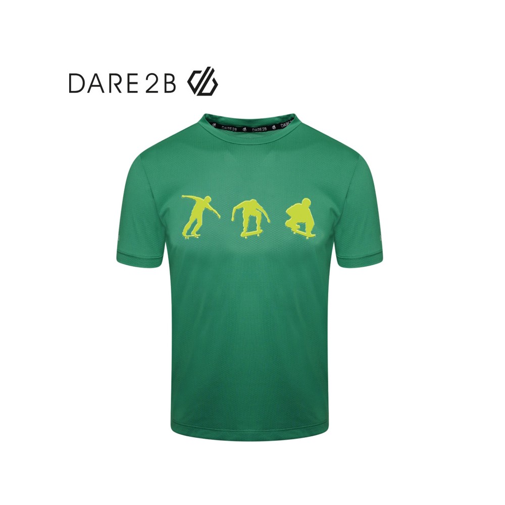 Tee-shirt de randonnée DARE 2B Rightful Vert Junior