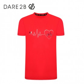 Tee-shirt de randonnée DARE 2B Rightful Rose fluo Junior