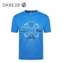 Tee-shirt de randonnée DARE 2B Rightful Bleu Junior