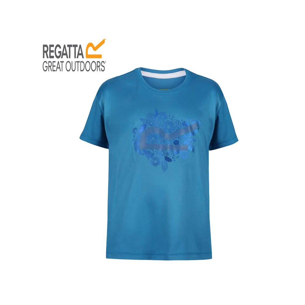 Tee-shirt de randonnée REGATTA Alvarado V Bleu Junior