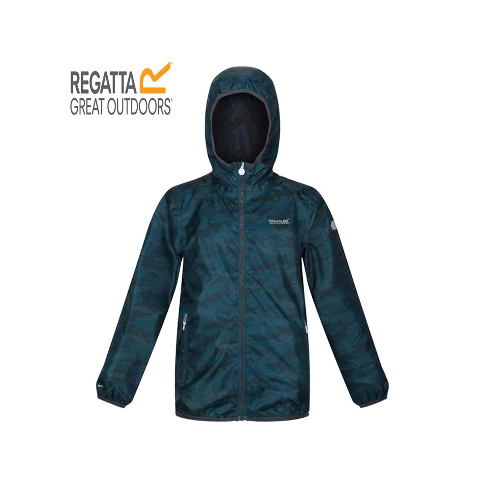 Veste imperméable REGATTA Printed Lever Vert Junior