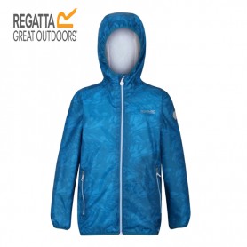 Veste imperméable REGATTA Printed Lever Bleu Aster Junior