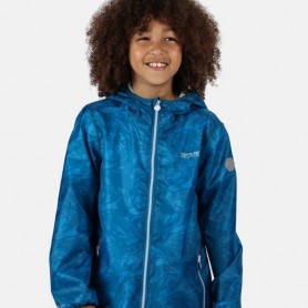 Veste imperméable REGATTA Printed Lever Bleu Aster Junior