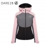 Veste imperméable DARE 2B Compete II Noir/Rose Femme