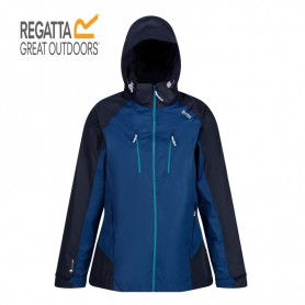 Veste imperméable REGATTA Calderdale III Bleu Femme