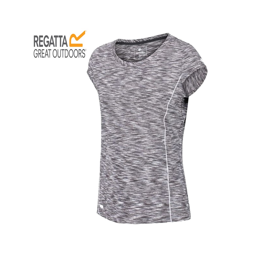 Tee-shirt de randonnée REGATTA Hyperdimension Gris Femme