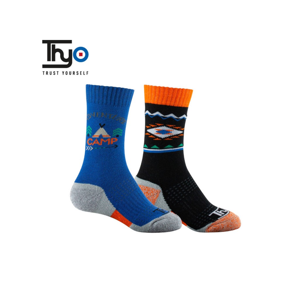 Chaussettes de Randonnée THYO Adventure Junior (2 paires)