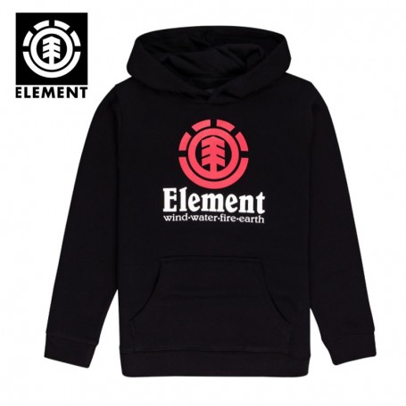 Sweat ELEMENT Vertical Hood Noir Junior