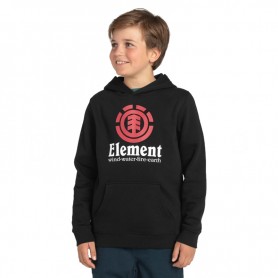 Sweat ELEMENT Vertical Hood Noir Junior