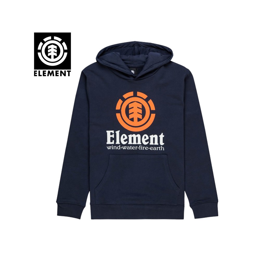 Sweat ELEMENT Vertical Hood Bleu marine Junior