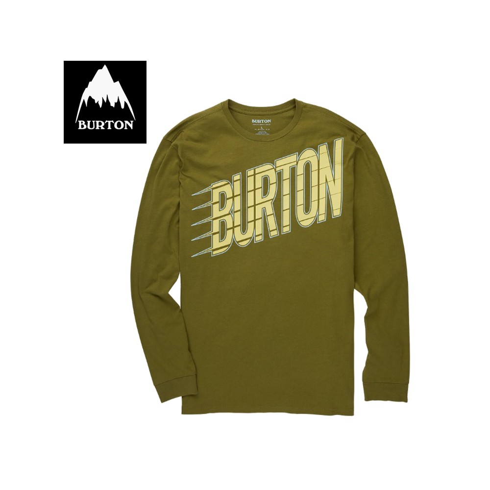 T-shirt BURTON Edison Vert Homme