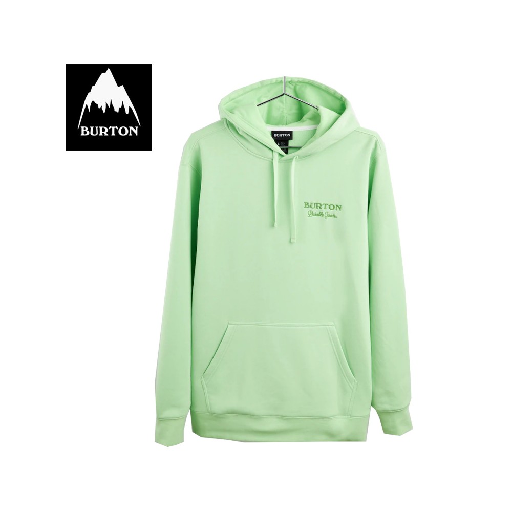 Sweat à capuche BURTON Durable Goods Vert Homme