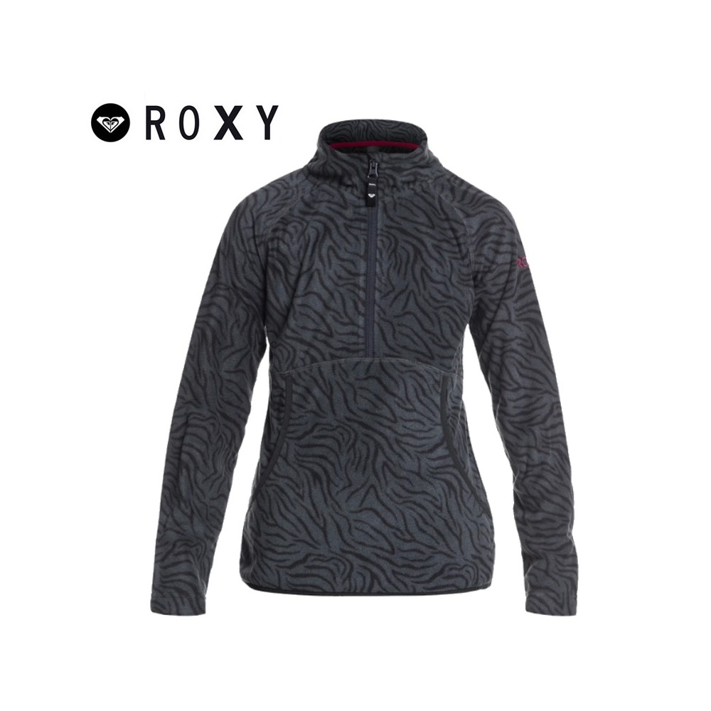 Sweat polaire zippée ROXY Cascade Noir Fille