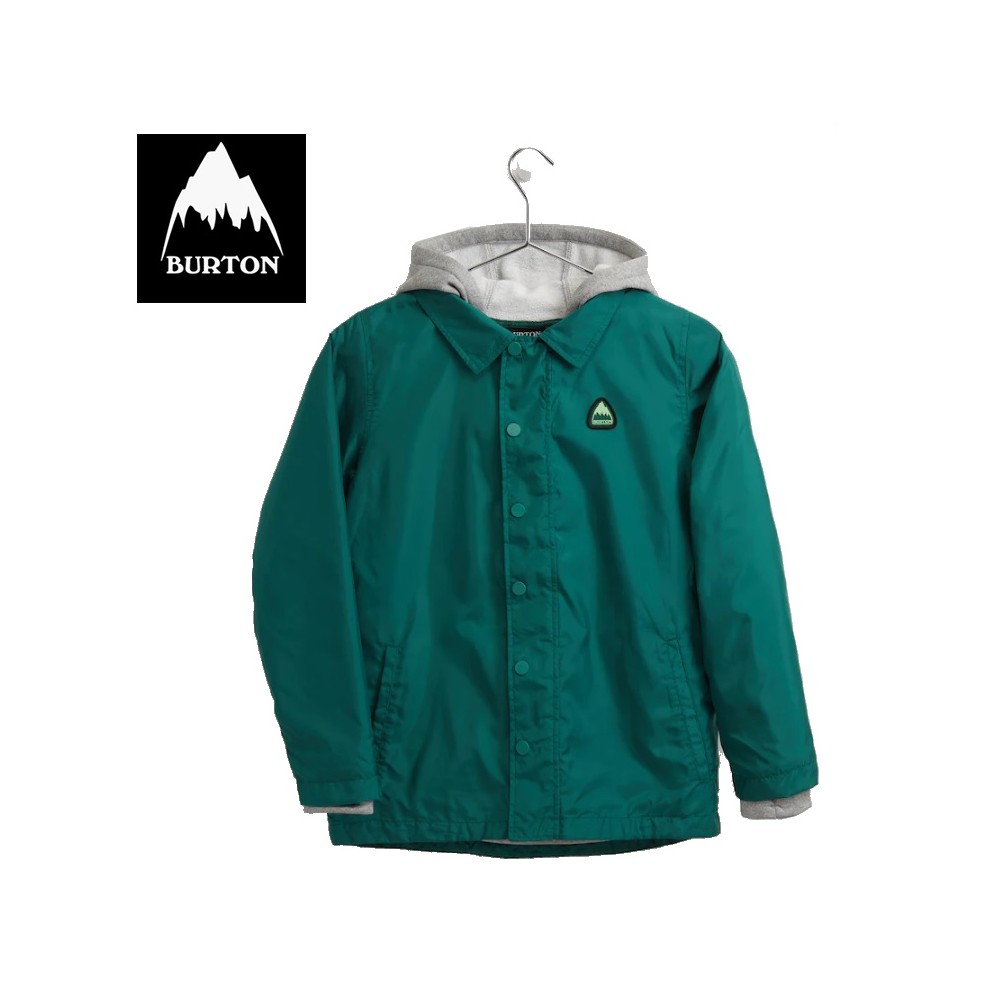 Veste coupe-vent BURTON Ripton Coach Vert Junior